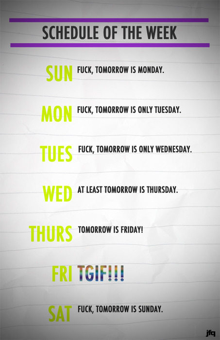 Tomorrow Is Monday Funny Quotes