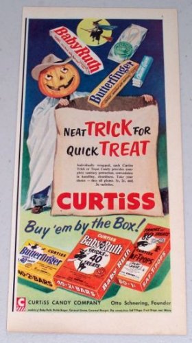 Vintage Halloween Candy Ads