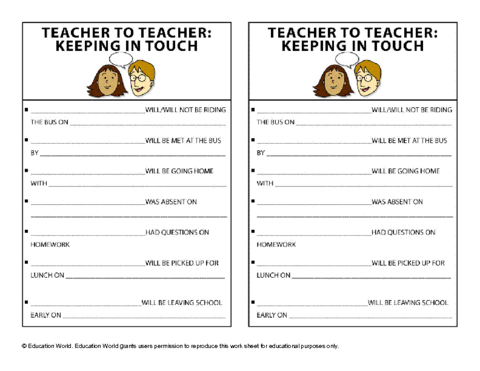 Weekly Newsletter Templates For Teachers