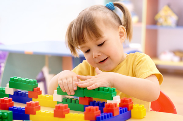 Young Children Playing Together