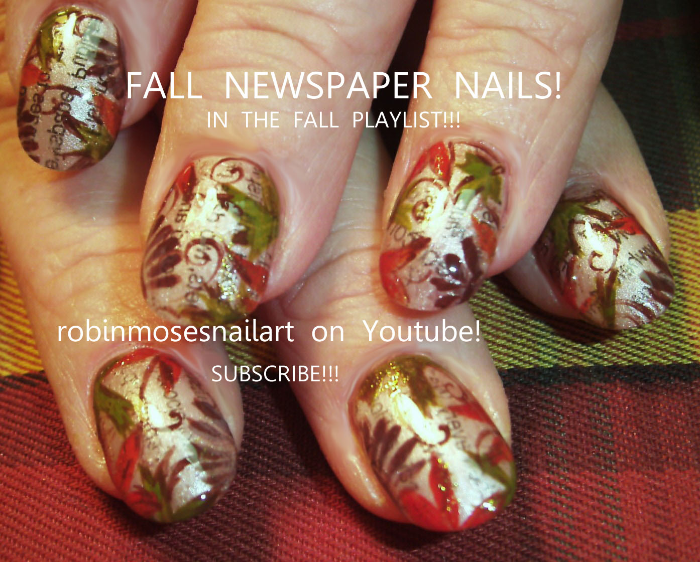 Youtube Newspaper Nails With Water